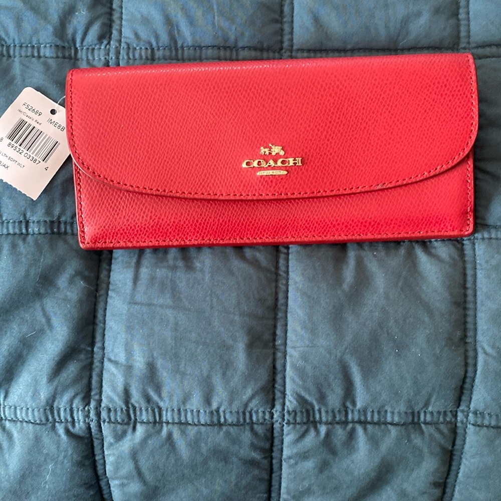 New coach wallet